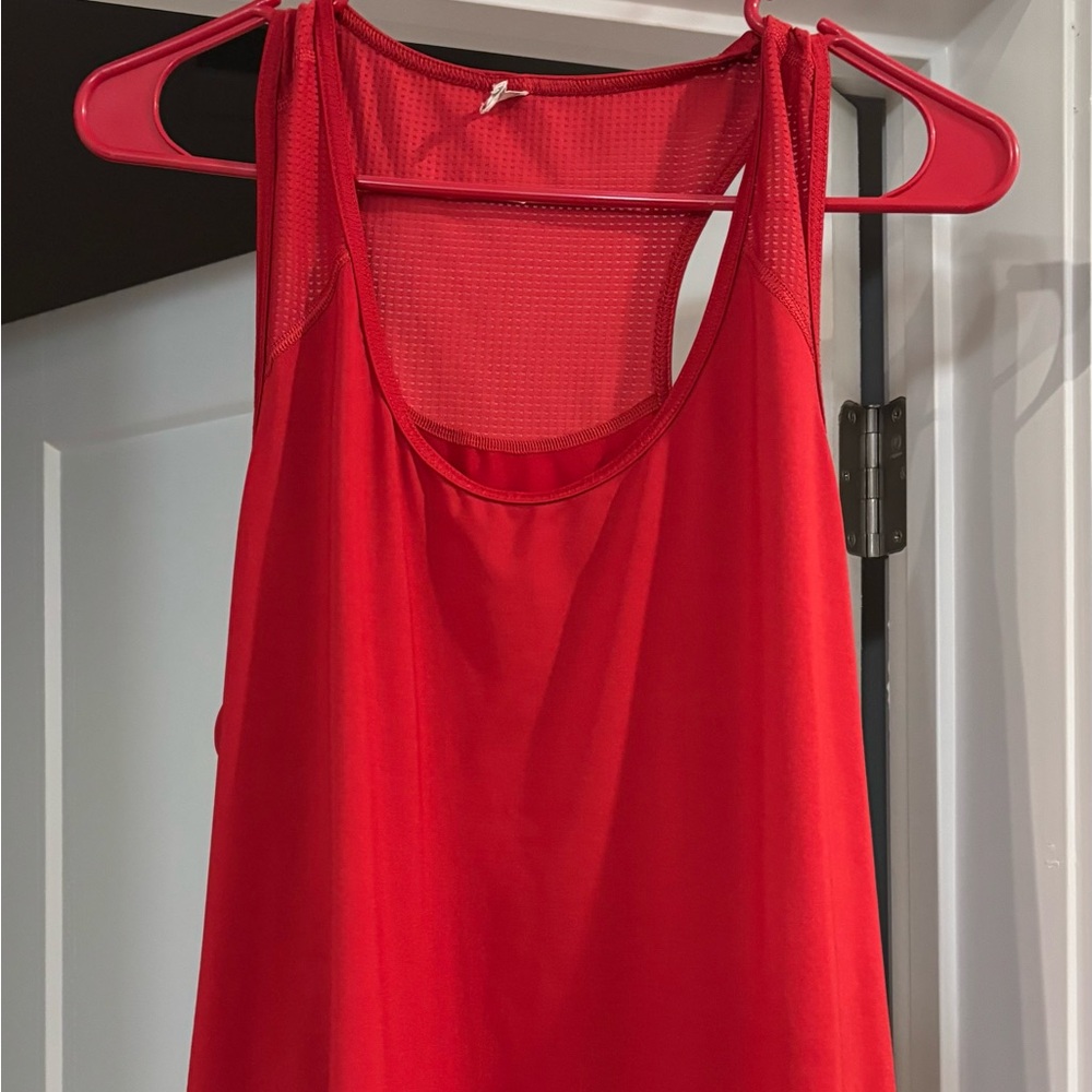 FILA Red Racerback Top